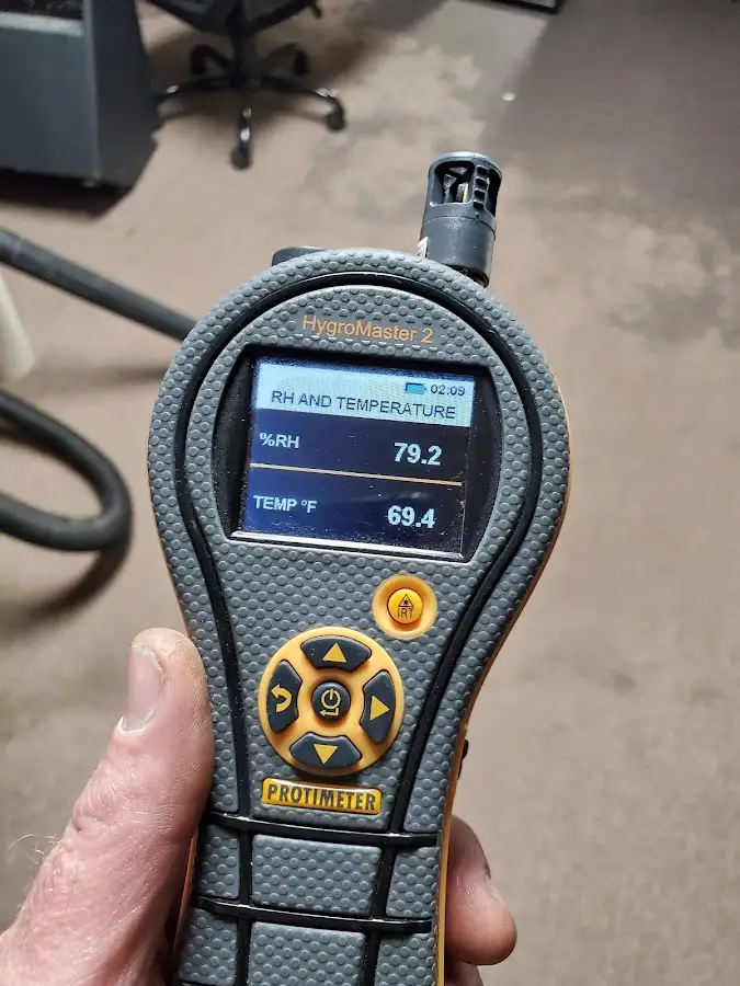 Moisture meter humidity assessment for Mold Remediation & Removal in Colleyville